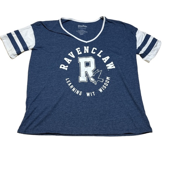 Harry Potter ravens law house sorting hat women’s small striped sleeve books - Picture 1 of 6